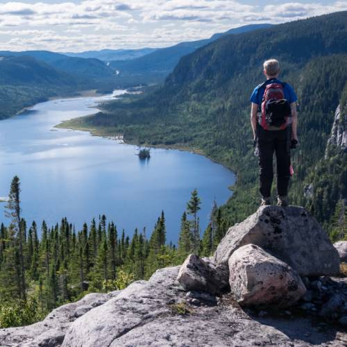 View atop Mont d'Ecluse, Charlevoix