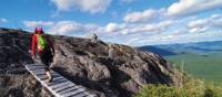 Bridges cross peaks and cut through forest on the Charlevoix Traverse | Pierre Bouchard