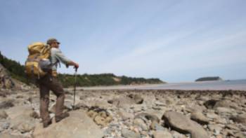 Walking on the remote Fundy Coast during low tide | Guy Wilkinson