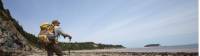 Walking on the remote Fundy Coast during low tide |  <i>Guy Wilkinson</i>