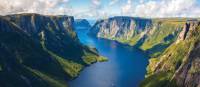 Enjoy a boat ride into Western Brook Fjord | ©Barrett & MacKay Photo