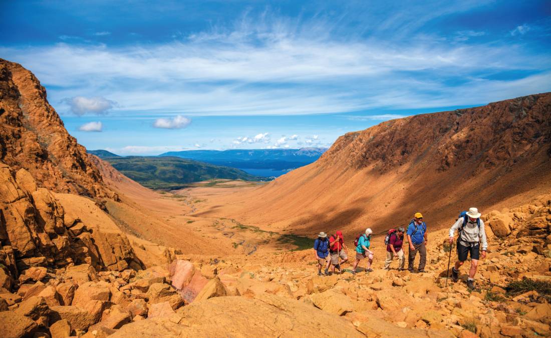 The rugged Tablelands in Gros Morne National Park