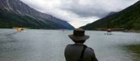 Our float plane pick-up at the beautiful Bennett Lake | Nathalie Gauthier