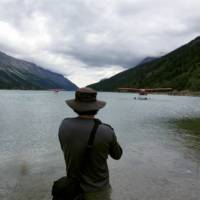 Our float plane pick-up at the beautiful Bennett Lake | Nathalie Gauthier