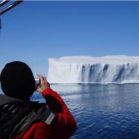 Iceberg spotting on the waters near Pangnirtung, Nunavut | Louis-Philip Pothier