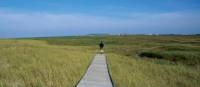 Walking on the Barachois trail on Magdalen Islands | Louise Mondoux
