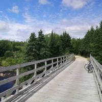 Bridge crossing on the Rum Runners Trail, NS