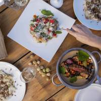 After a day on the trail, nothing's better than a great meal | Gaëlle Leroyer