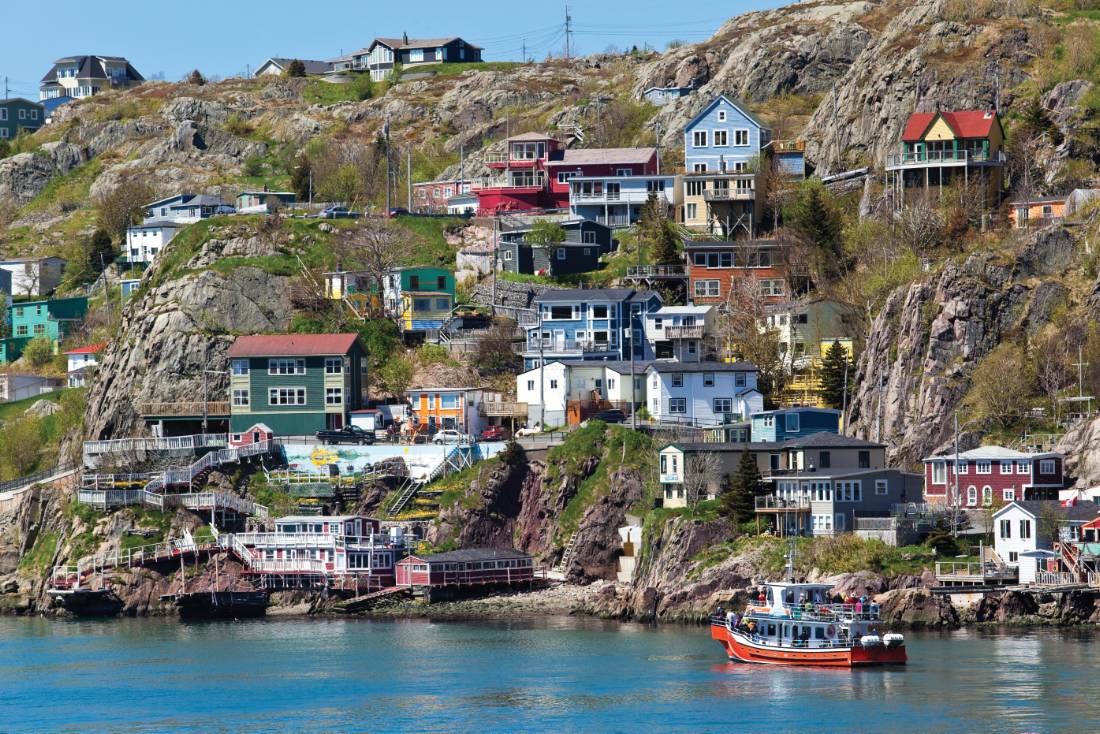 Coastal view of The Battery in St. John's