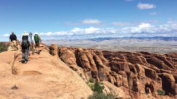 Open scenery across Arches National Park | Jake Hutchins