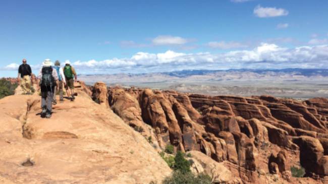 Open scenery across Arches National Park | Jake Hutchins