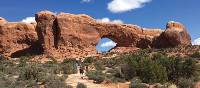 Vibrant colours as we hike though Arches National Park | Jake Hutchins