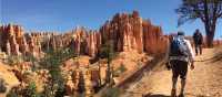 Dusty landscape as we hike through Bryce Canyon | Jake Hutchins