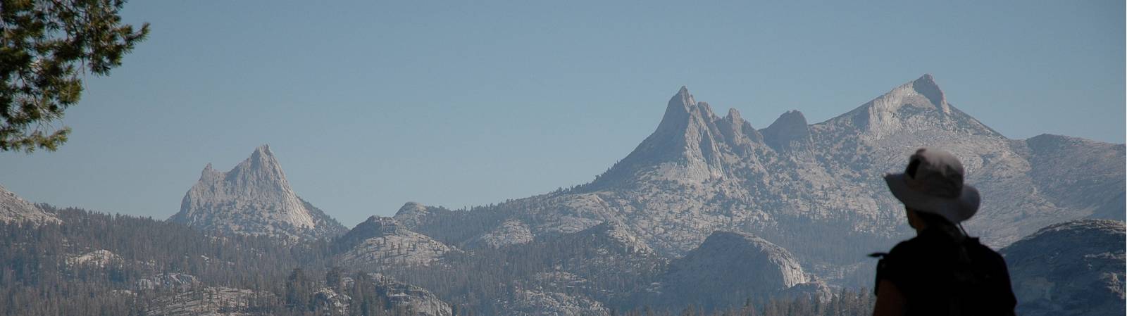 Hiking above the John Muir trail in California's High Sierra |  <i>Visit California/Michael Lanza</i>
