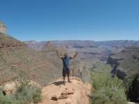 Feeling on top of the world on the way to Plateau Point in the Grand Canyon |  <i>Brad Atwal</i>