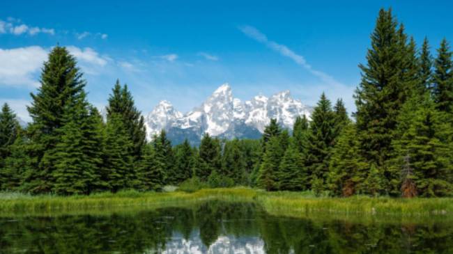 Discover the glorious alpine scenery of Gran Teton National Park on foot