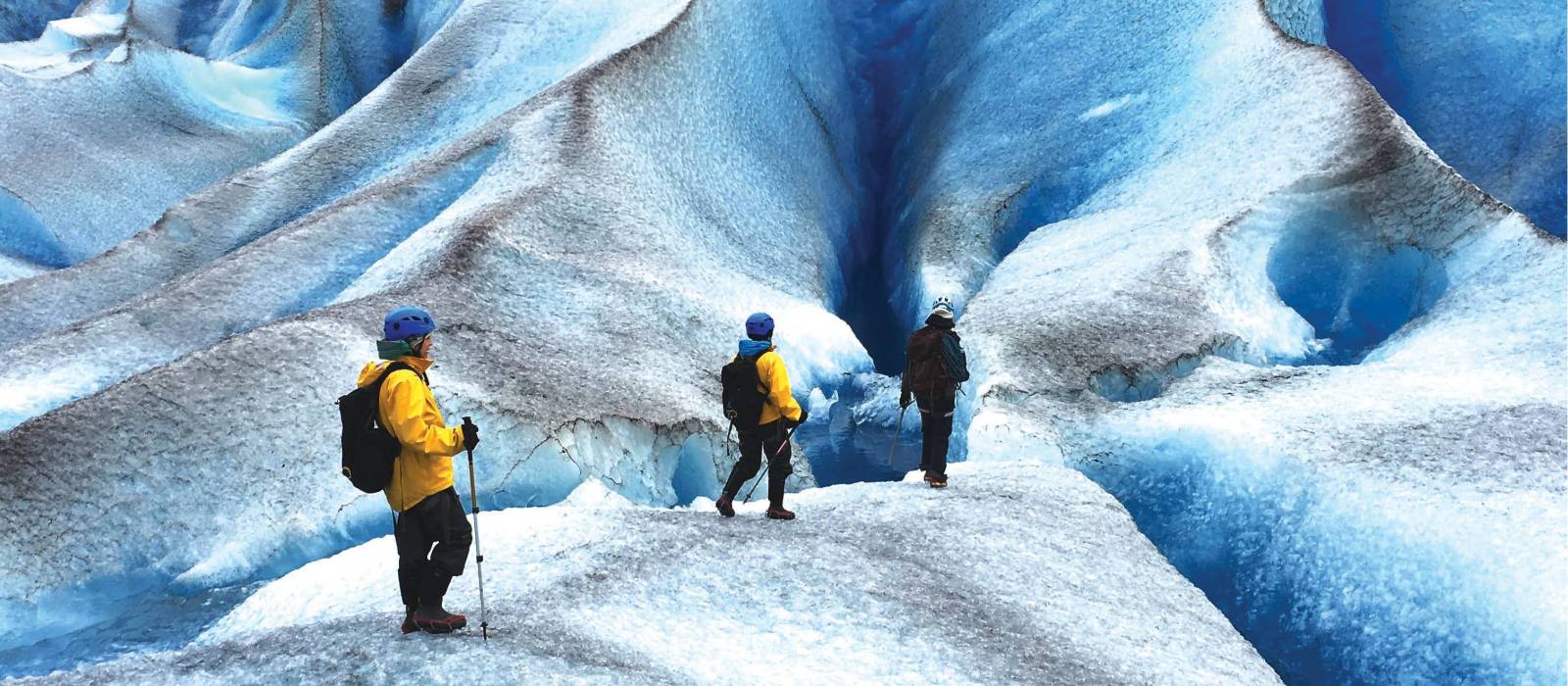 Trekking on Mendenhall Glacier, Alaska | Sue Badyari