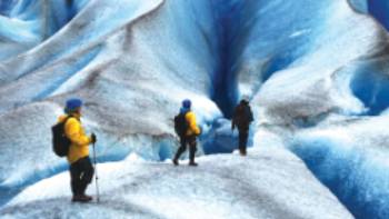 Trekking on Mendenhall Glacier, Alaska