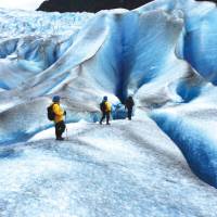 Trekking on Mendenhall Glacier, Alaska | Sue Badyari