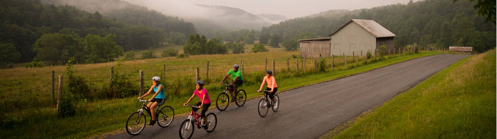 A family cycling in Virginia |  <i>Scott K. Brown</i>